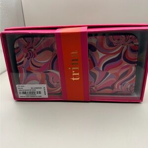 Trina Turk Sea Anemone Large Zip Around Wallet